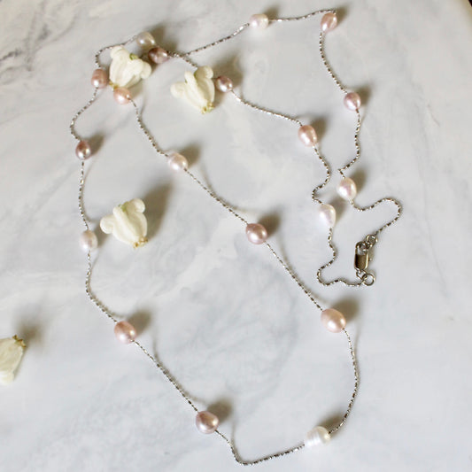 Fresh water Mix Pearl Necklace