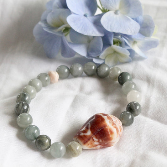 Cone Shell Stretch Bracelet