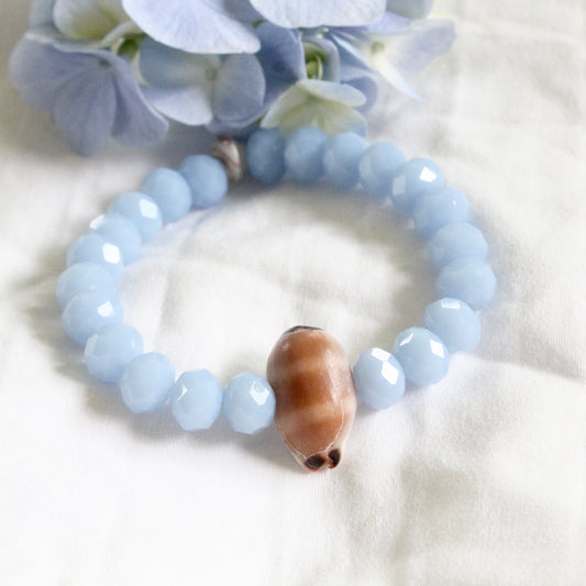 Cowrie Shell Stretch Bracelet