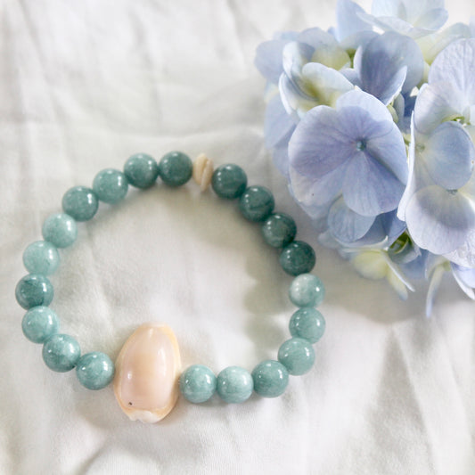 Cowrie Shell Stretch Bracelet