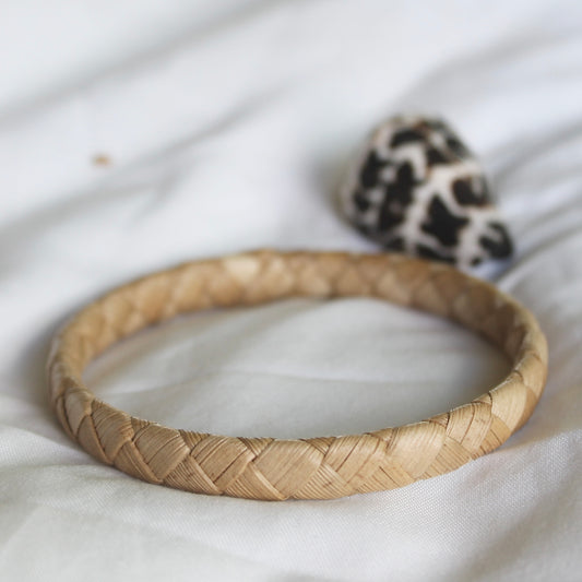 Thick Lauhala Bangle