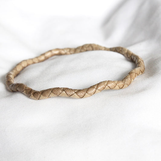 PREORDER Lauhala Squiggle Bangle