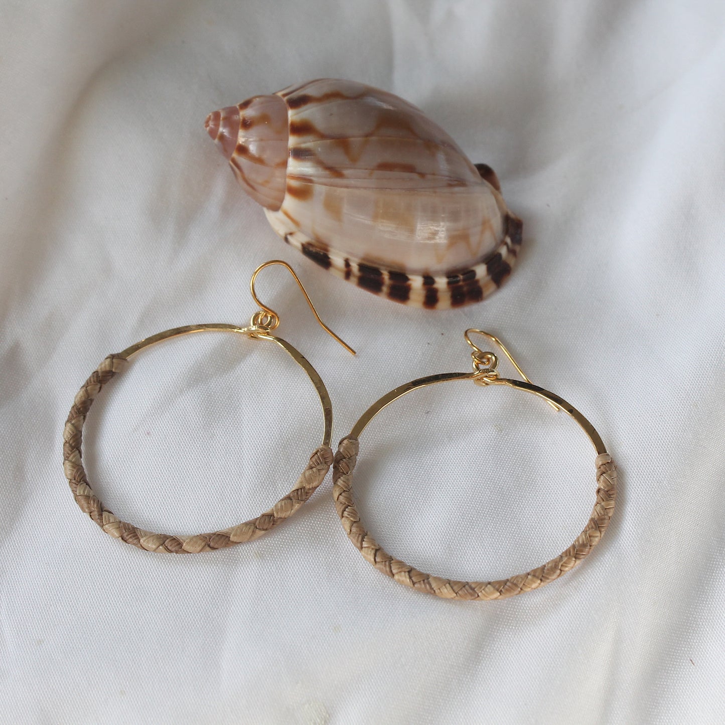 Lauhala Circle Hoops