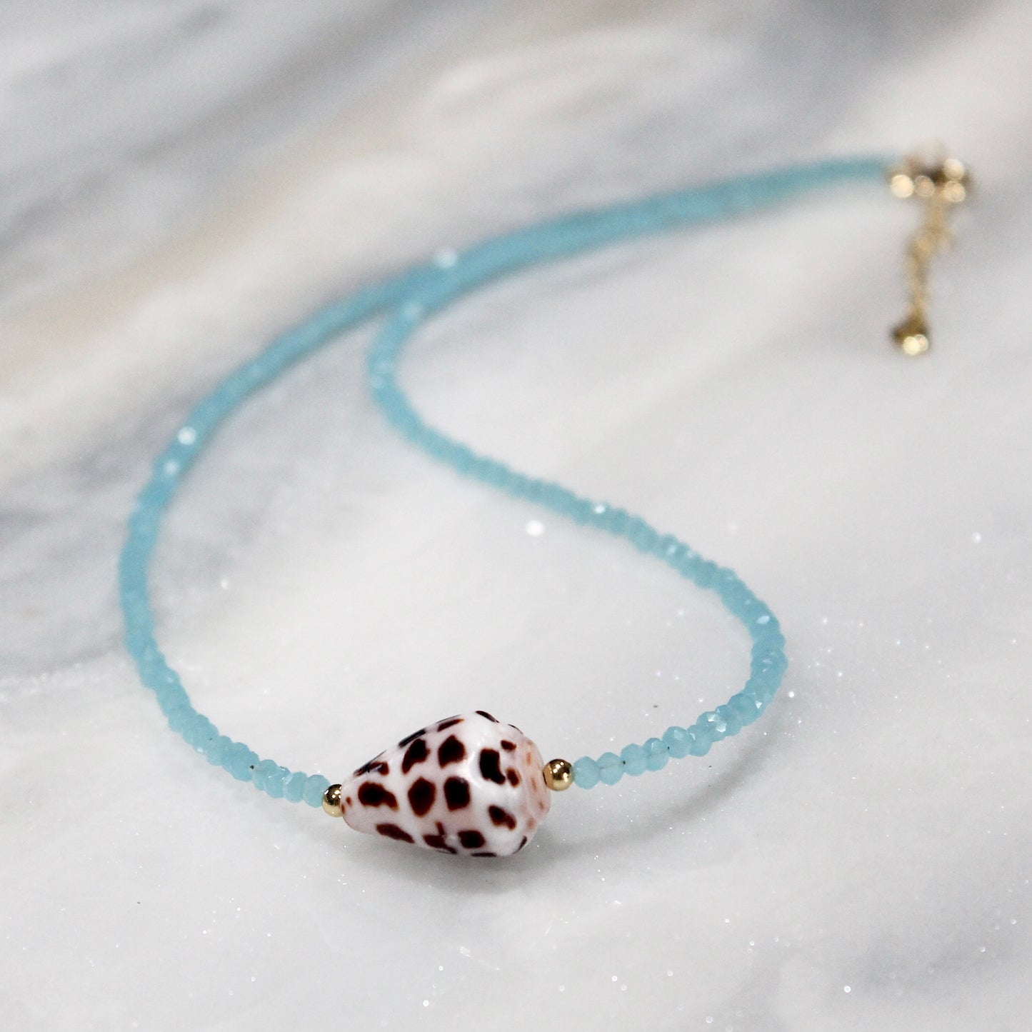 Hebrew Crystal Beaded Necklace