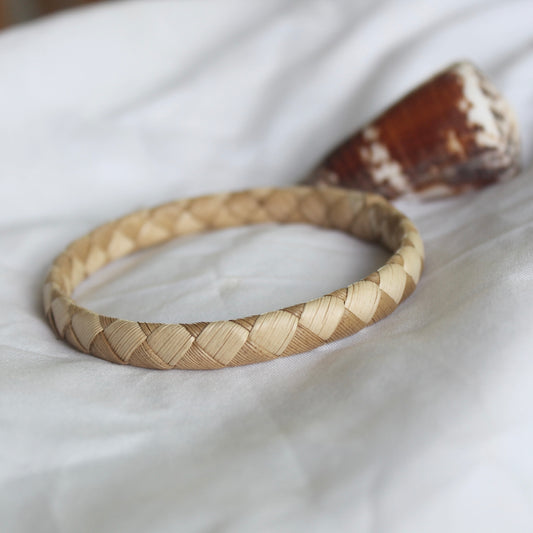 Thick Lauhala Bangle
