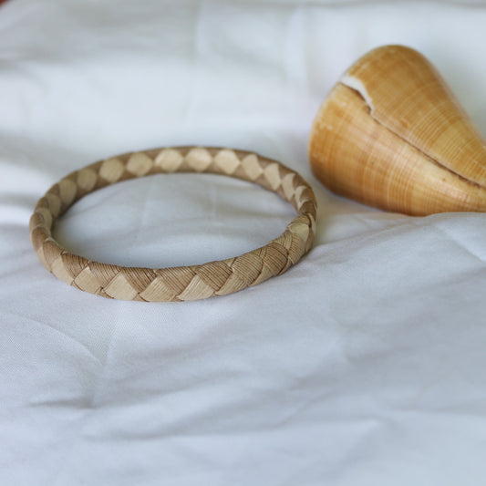 Thick Lauhala Bangle